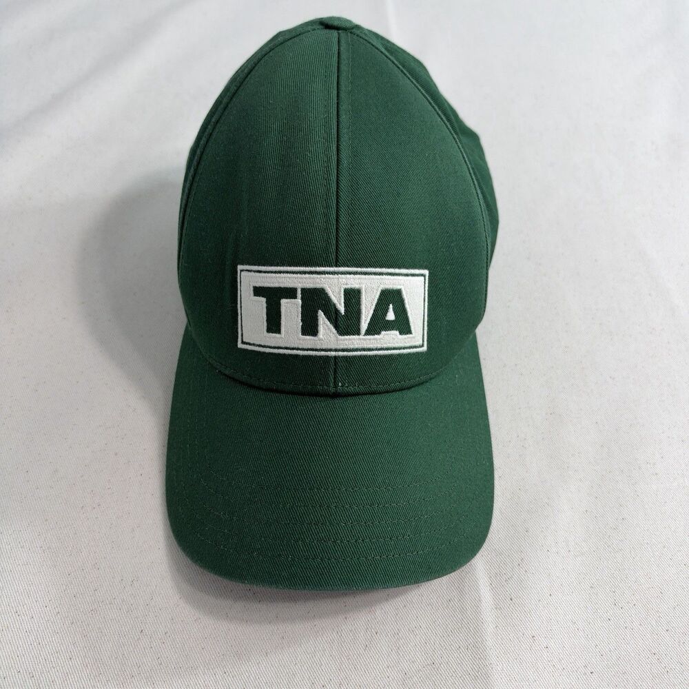 Aritzia TNA Baseball Cap - Green Embroidered Logo One Size